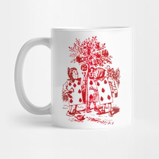 Alice in Wonderland (red) Mug